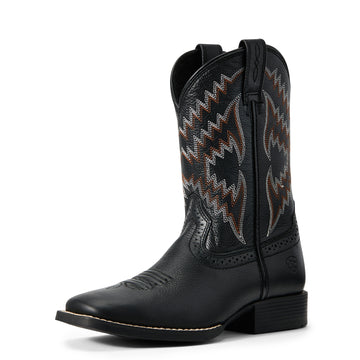 Ariat Big Kids Tycoon Black Western Boot
